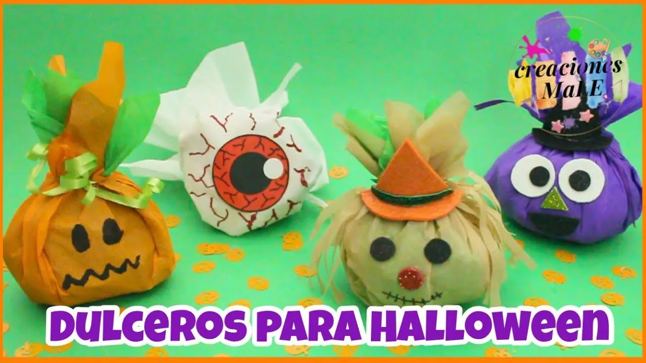 DULCEROS DE HALLOWEEN || 4 IDEAS || DIY - YouTube DULCEROS DE HALLOWEEN || 4 IDEAS || DIY - YouTube
