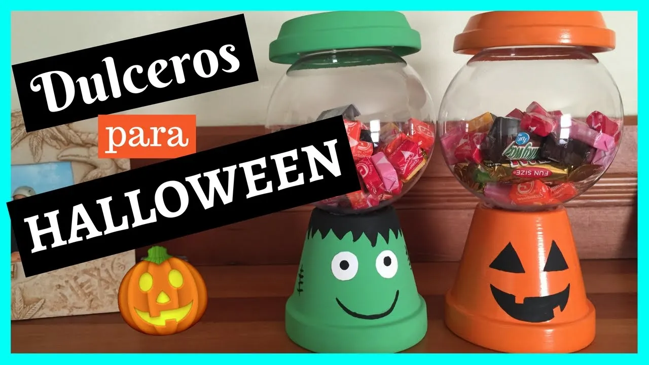 Dulceros para Halloween!!! Originales y súper fáciles de hacer. - YouTube Dulceros para Halloween!!! Originales y súper fáciles de hacer. - YouTube
