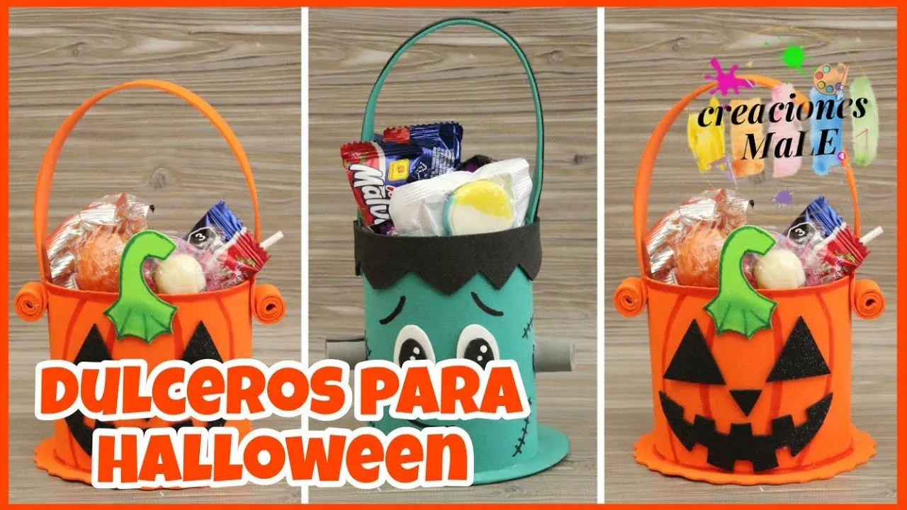 DULCEROS PARA HALLOWEEN || RECICLADO || DIY - YouTube DULCEROS PARA HALLOWEEN || RECICLADO || DIY - YouTube