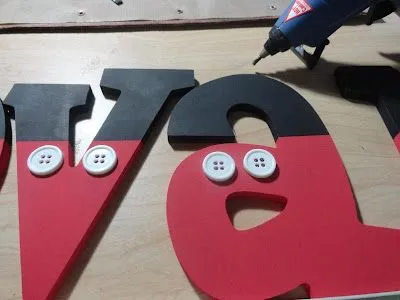 Tutorial para hacer rótulo al estilo Mickey Mouse. Fiestas ... Tutorial para hacer rótulo al estilo Mickey Mouse. Fiestas ...