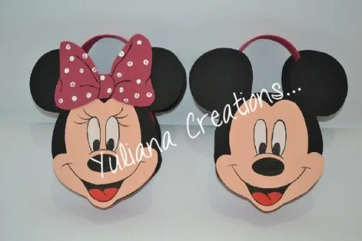 Dulceros de Minnie y Mickey Mouse… | Yuliana Creations... Dulceros de Minnie y Mickey Mouse… | Yuliana Creations...