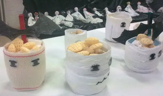 Dulceros de Momias para Halloween | Manualidades Infantiles Dulceros de Momias para Halloween | Manualidades Infantiles