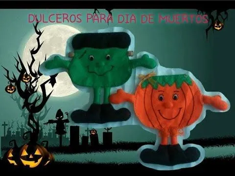 Dulceros para día de muertos y/o Halloween - YouTube