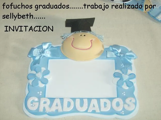 Artesanias Sonia: Invitaciones para graduacion