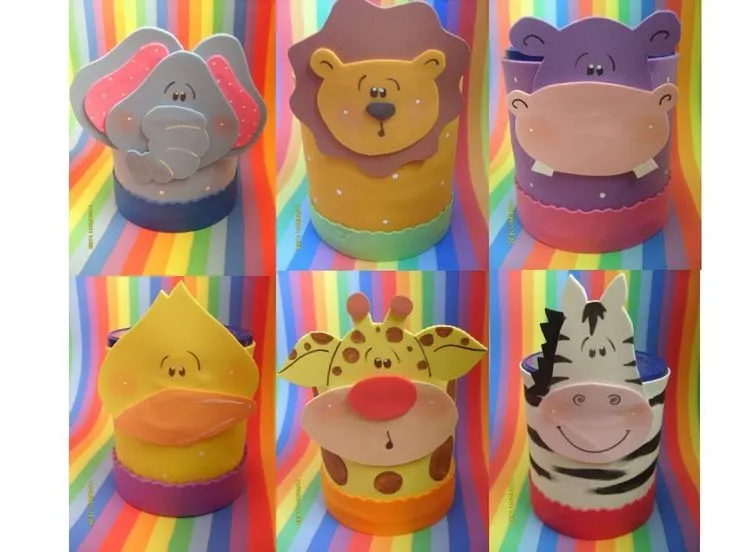 LATAS DECORADAS | manualidades por y para niños | Pinterest