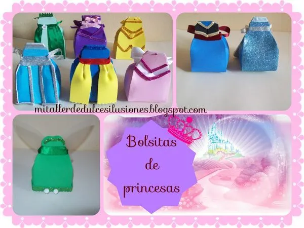 BOLSITAS O DULCEROS DE PRINCESAS | Dulceros | Pinterest | Mobiles ...