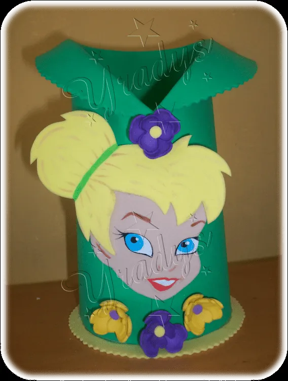Tarjetas de cumpleaños de Tinkerbell en goma eva - Imagui Tarjetas de cumpleaños de Tinkerbell en goma eva - Imagui