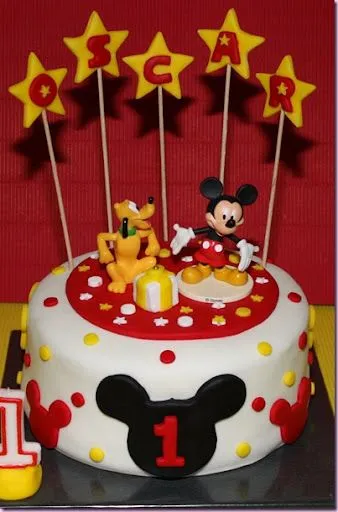 Dulces Ainmar: Tarta Mickey Mouse