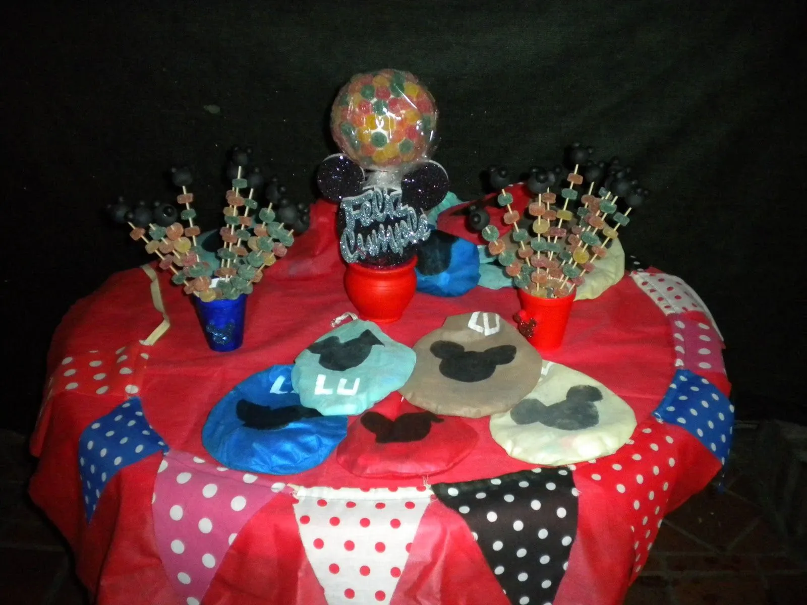 Dulces Eventos: MESA TEMATICA MICKEY MOUSE