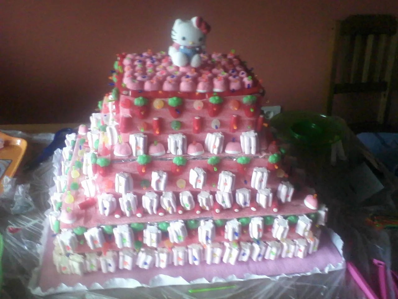 Dulces Ilusiones: Tartas de golosinas