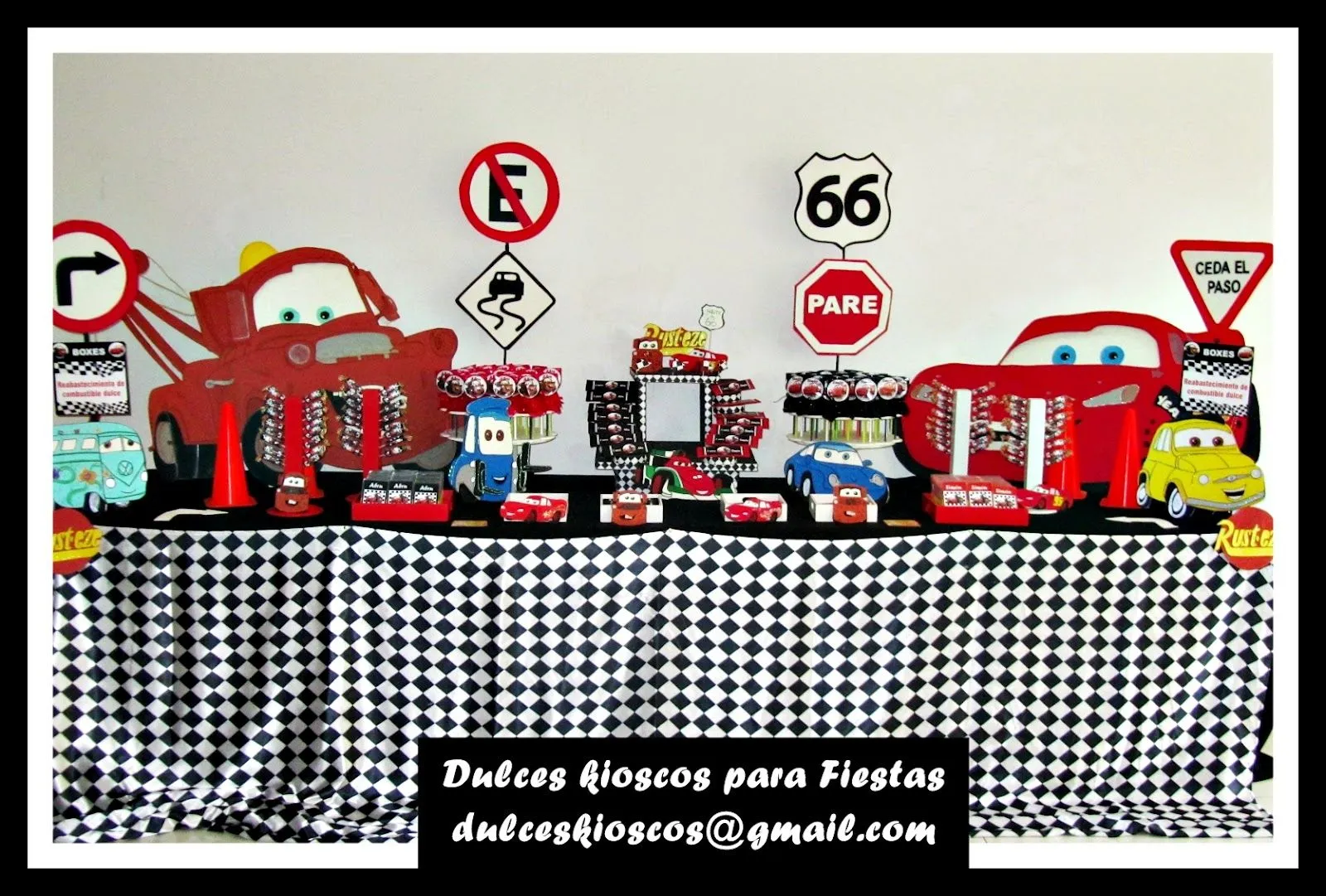 Dulces Kioscos para Fiestas" : TEMATICA CARS (GOLOSINAS KOSHER) Dulces Kioscos para Fiestas" : TEMATICA CARS (GOLOSINAS KOSHER)