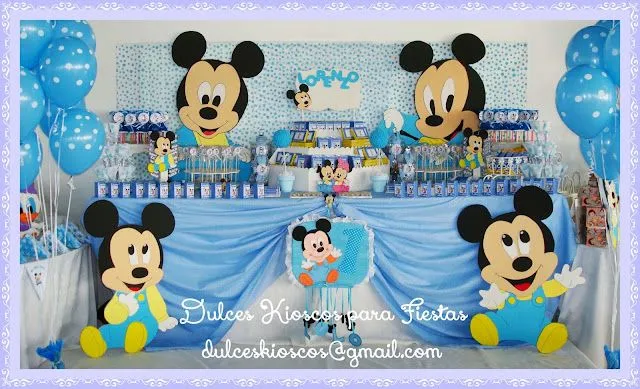 Dulces Kioscos para Fiestas" : TEMATICA MICKEY BEBE ...