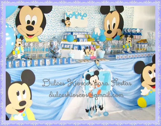Dulces Kioscos para Fiestas" : TEMATICA MICKEY BEBE ...