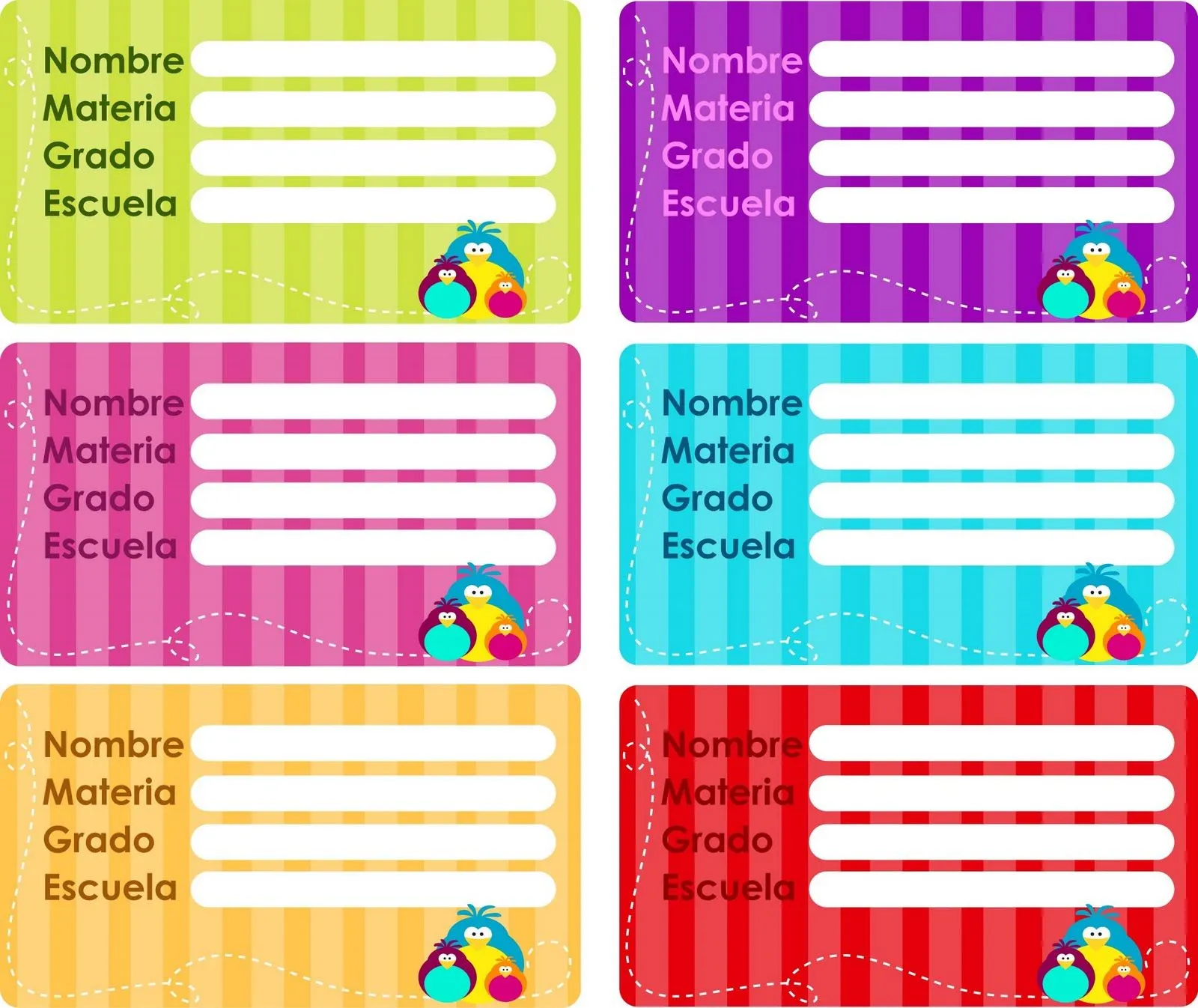  ... Dulces Momentos ?« »?? ?: Etiquetas listas para imprimir