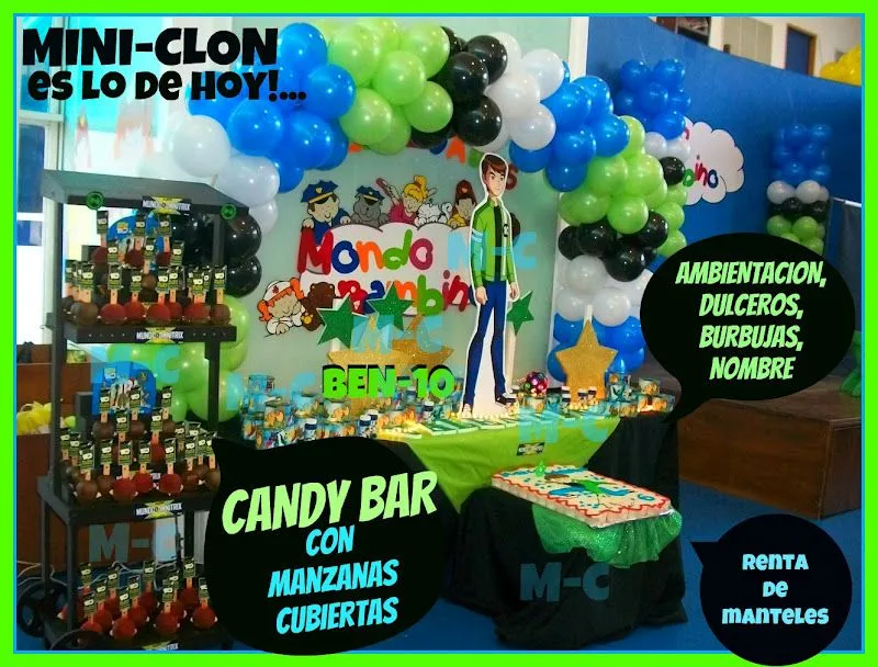 DULCES MOMENTOS: FIESTA TEMATICA DE BEN 10