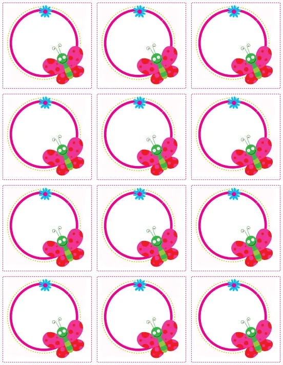 Mini tarjetitas para souvenirs para imprimir - Imagui