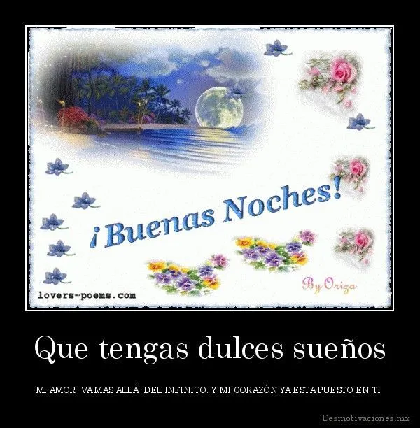 Buenas noches dulces sueños amor - Imagui