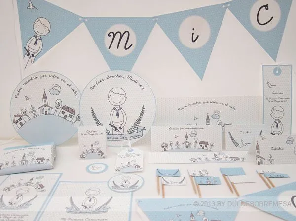 DULCESOBREMESA: IMPRIMIBLE FIESTA PRIMERA COMUNIÓN I / FIRST ...