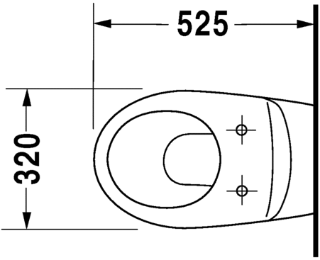 Duravit - Duraplus Inodoros Inodoro suspendido Bambi #018509 de ...