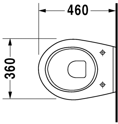 Duravit - Duraplus Inodoros Inodoro suspendido Compact #022809 de ...