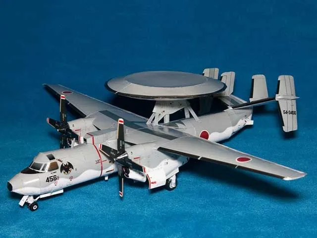 E-2C Los ojos del portaaviones - Modelismo en papel E-2C Los ojos del portaaviones - Modelismo en papel