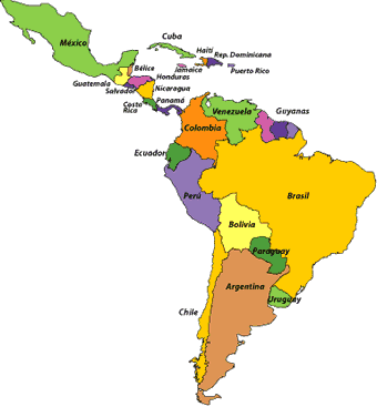 como é a america latina: o mapa da america latina como é a america latina: o mapa da america latina