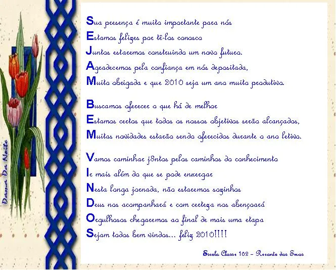 E. C. 102 - Recanto das Emas: Mural e mensagem de boas-vindas aos ... E. C. 102 - Recanto das Emas: Mural e mensagem de boas-vindas aos ...