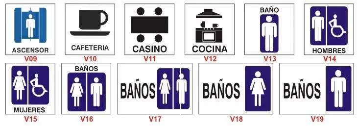 E3 LTDA: 11. SEÑALES INFORMATIVAS 20X20 40X20cm E3 LTDA: 11. SEÑALES INFORMATIVAS 20X20 40X20cm