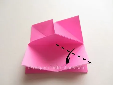 Easy Origami Twisty Rose Folding Instructions