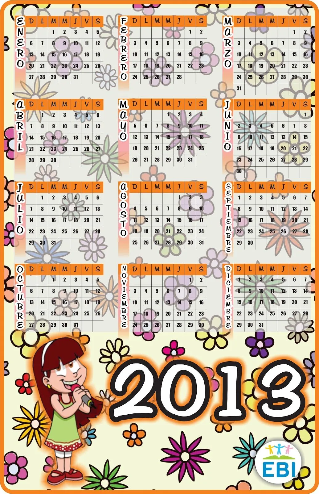 EBI México: Mas calendarios 2013