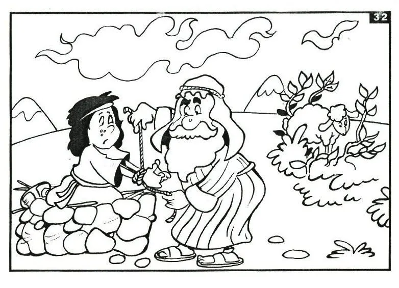EBI México: Dibujos para colorear - Abraham EBI México: Dibujos para colorear - Abraham