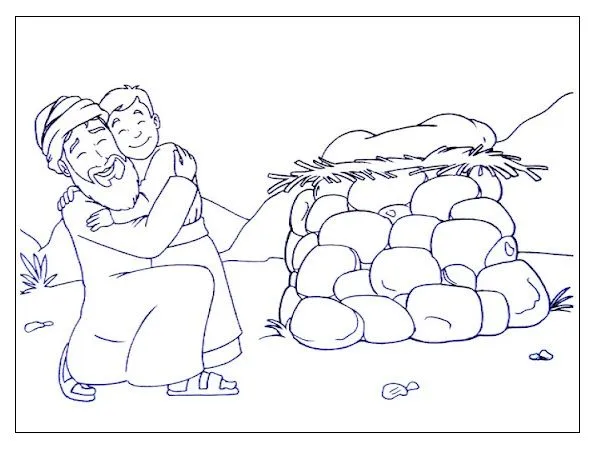 EBI Paraguay: Para colorear - La historia de Abraham EBI Paraguay: Para colorear - La historia de Abraham