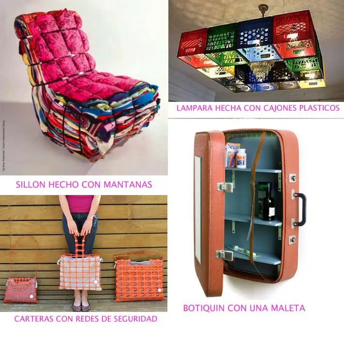 Eco Scuola: IDEAS DE DISEÑO INDUSTRIAL RECICLADO Eco Scuola: IDEAS DE DISEÑO INDUSTRIAL RECICLADO
