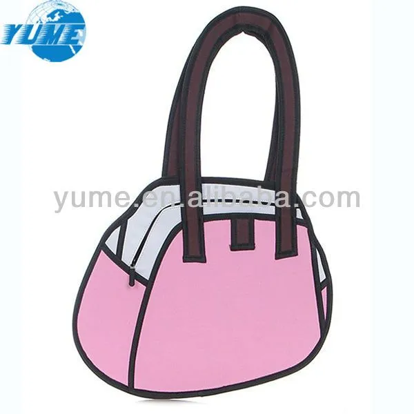 Nueva económica 3D estilo del dibujo 2D Cartoon Paper Bag Comic ...