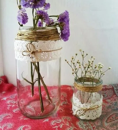 EcoNotas.com: 10 Ideas para Decorar Botellas y Frascos de Vidrio ... EcoNotas.com: 10 Ideas para Decorar Botellas y Frascos de Vidrio ...