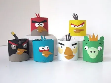 EcoNotas.com: Angry Birds Reciclados, Decoración Reciclada para ... EcoNotas.com: Angry Birds Reciclados, Decoración Reciclada para ...