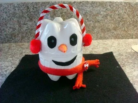 EcoNotas.com: Muñecos de Nieve con Botellas Descartables, Ideas ... EcoNotas.com: Muñecos de Nieve con Botellas Descartables, Ideas ...