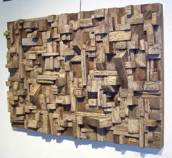 EcoNotas.com: Obras de Arte con Pedazos Madera, Cuadros Reciclados ... EcoNotas.com: Obras de Arte con Pedazos Madera, Cuadros Reciclados ...