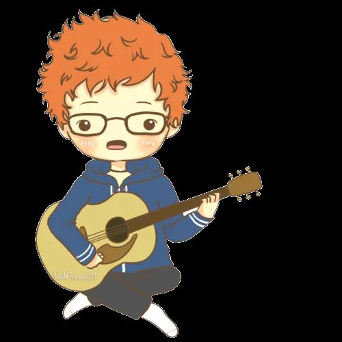 Ed Sheeran Png Caricatura By Niallprincess11 Icon - Free Icons