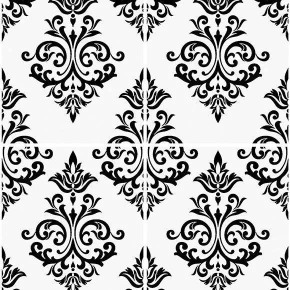 Papel pintado PALLADE BLANCO Y NEGRO Ref. 14002506 - Leroy Merlin ...
