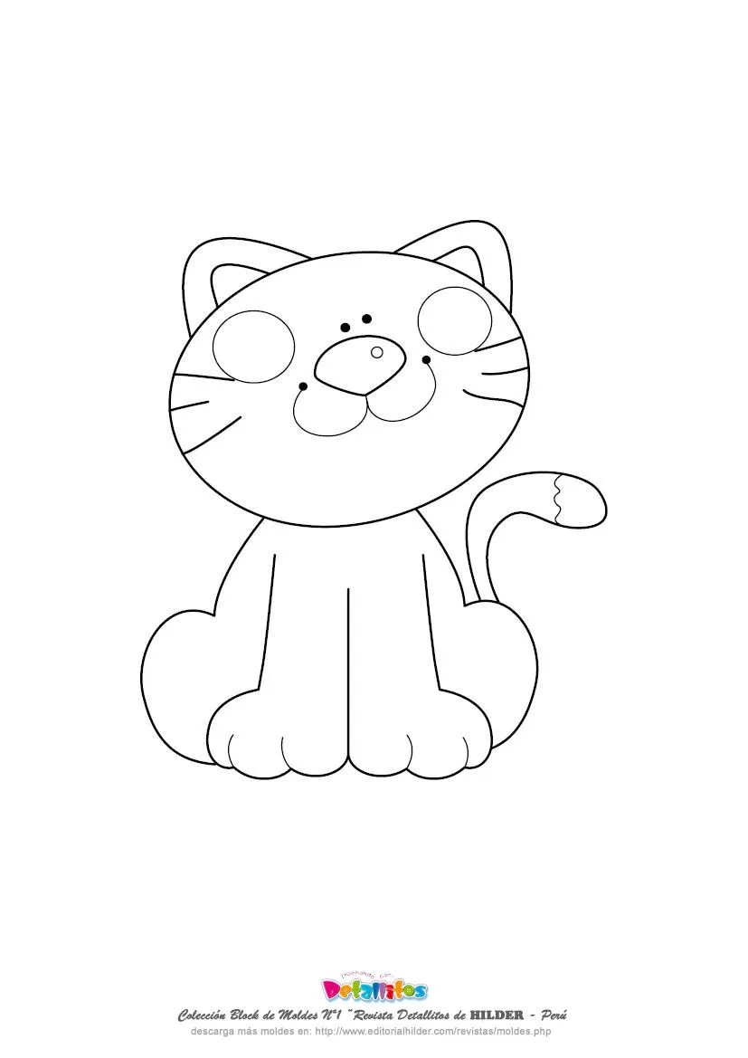 Ediciones Fiomat - Detallitos: Moldes de Animales para fomy o ...