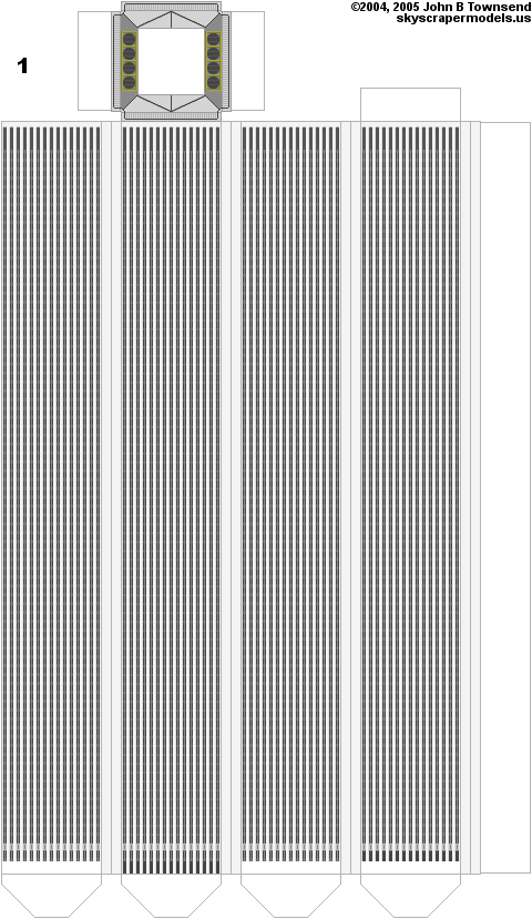 Moldes de papel para edificios - Imagui
