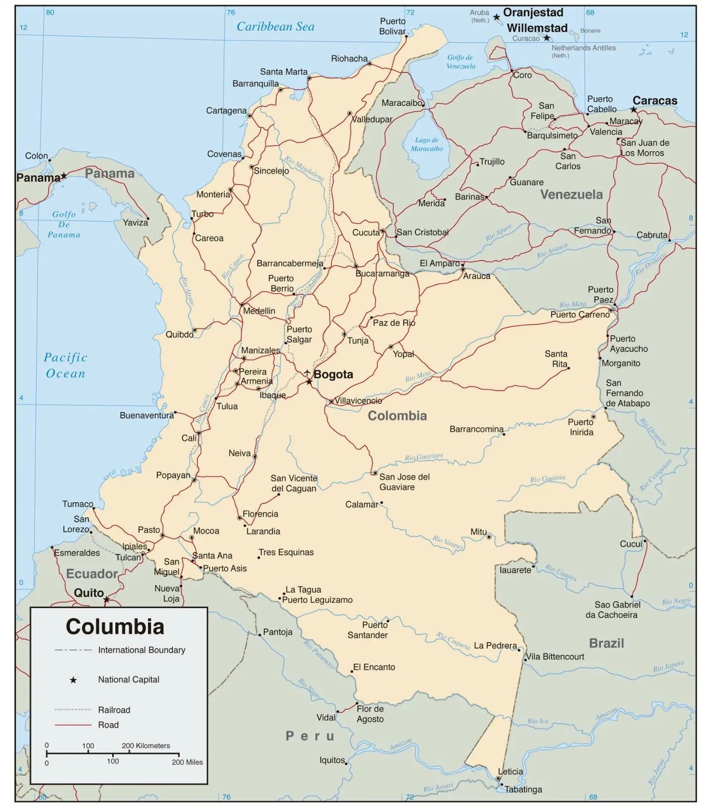 Editor audiovisuals el templat: Mapas colombia vector