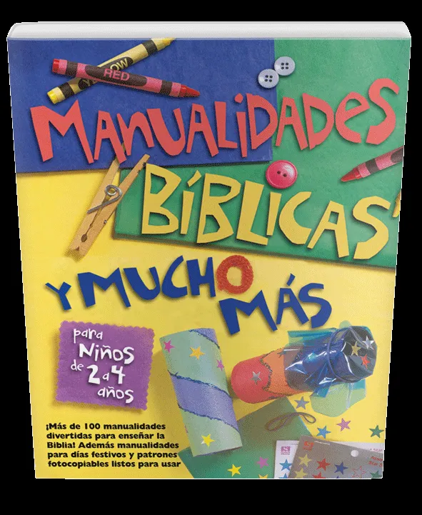 Manualidades Bíblicas y Mucho Más, 2 a 4 años - Editorial Dinamica