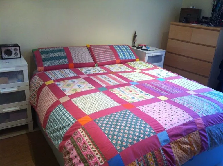 Edredon patchwork - Imagui