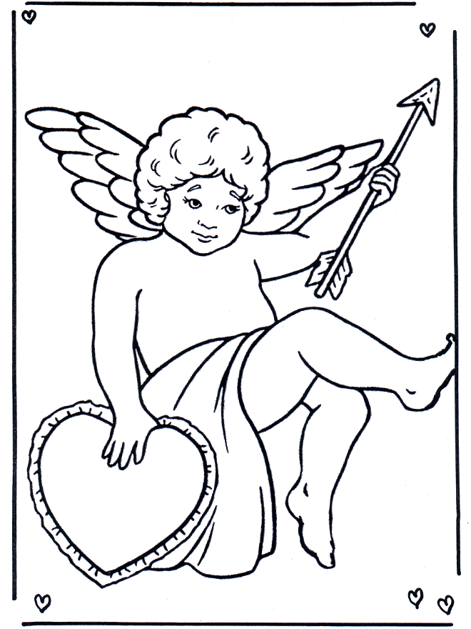 Educa Con Igualdad: Cupido para Colorear