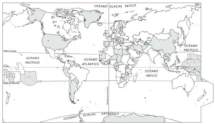 Educa: Mapas políticos y físicos mudos