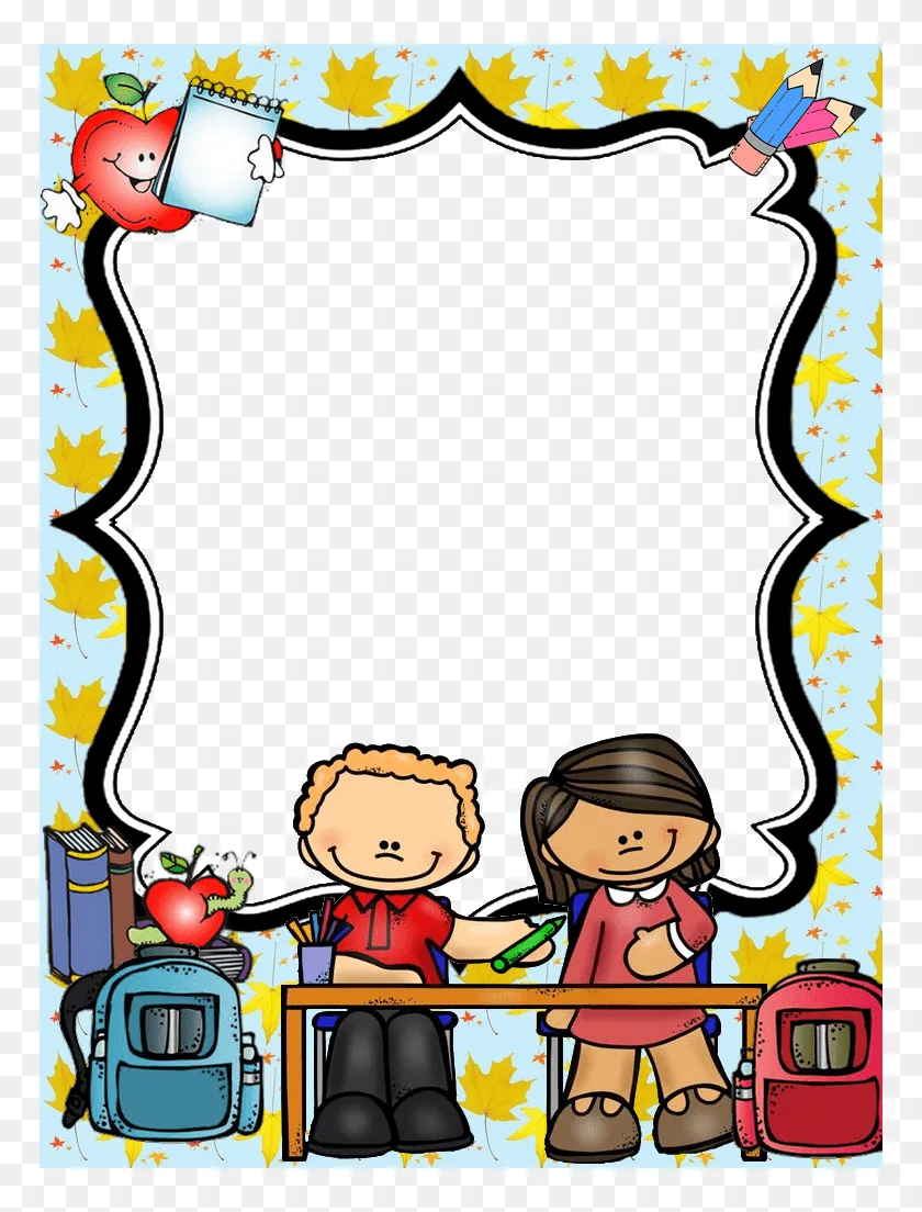 Educação Infantil, Molduras, Moldura Infantil, Ideias, - Teacher Scrapbook  Cover, HD Png Download - 768x1024 (#6409678) - PinPng