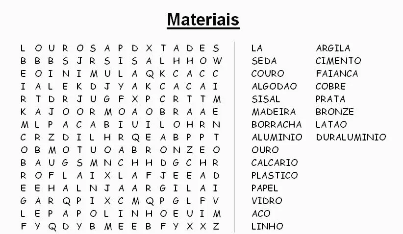 Educação Tecnológica / 2º Ciclo / 6º Ano – Materiais: Sopa de ... Educação Tecnológica / 2º Ciclo / 6º Ano – Materiais: Sopa de ...