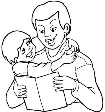Dibujos para pintar del día del padre